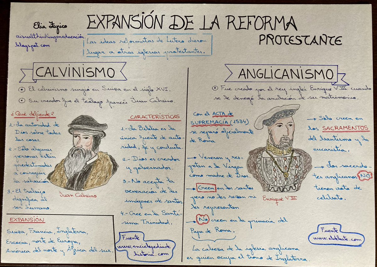 EliaZapico's tweet photo. Expansión de la #reforma protestante. #claustrovirtual #Historia #HistoriaModerna #EducaciónSecundaria #mapaconceptual https://t.co/3KEW5WHFrS