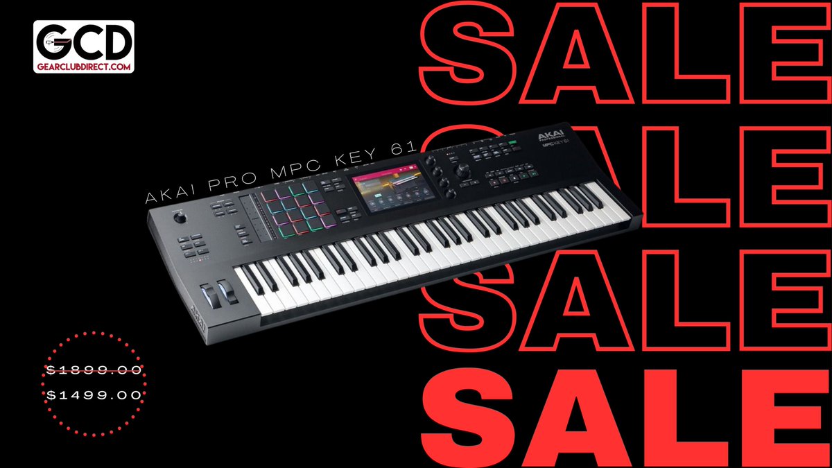 We are dropping the price of the Akai Pro MPC Key 61 by $400!

#Sales #djequipment #djlife #akai #djevent #musicproduction #keyboard #performance #musicindustry #professionaldj