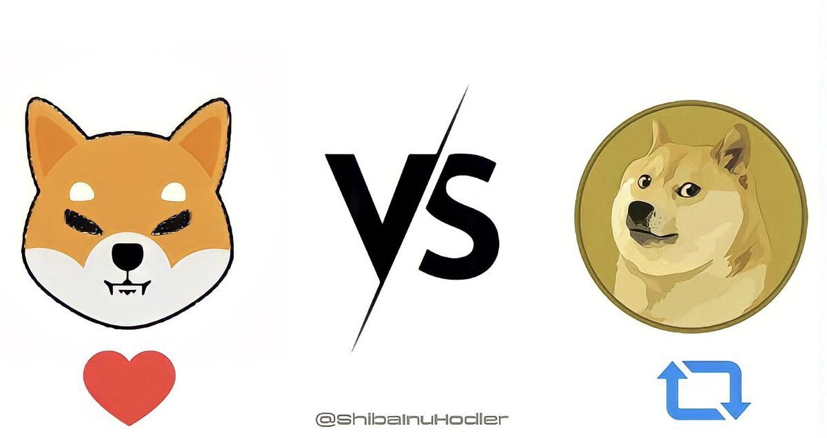 swapogwapo's tweet photo. $SHIB or $DOGE Which one is your favourite? 👀🫵 https://t.co/S5CaktV9n8