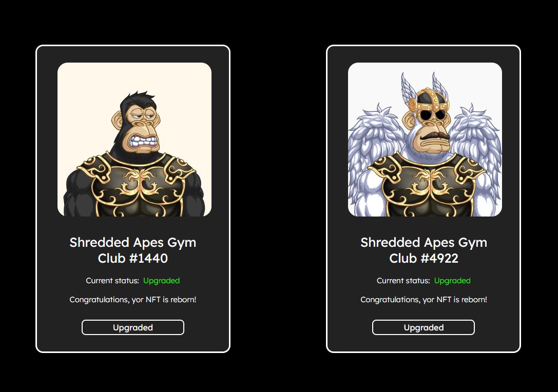 Not all of my <a href="/ShreddedApes/">Shredded Apes</a> Rebirths are great but these ones turned out!