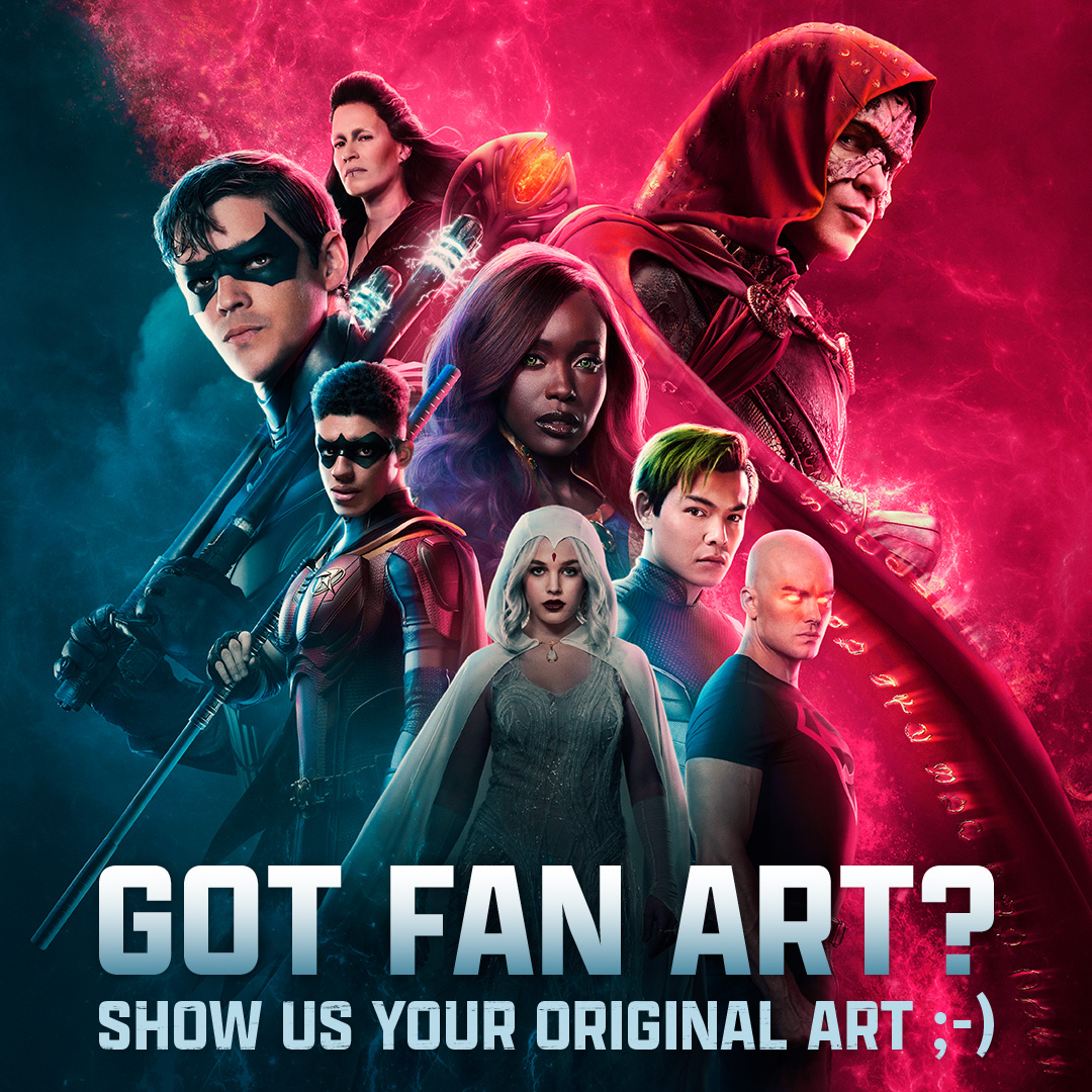 today we’re celebrating the fans of #dctitans drop your original art in this tweet thread down below!