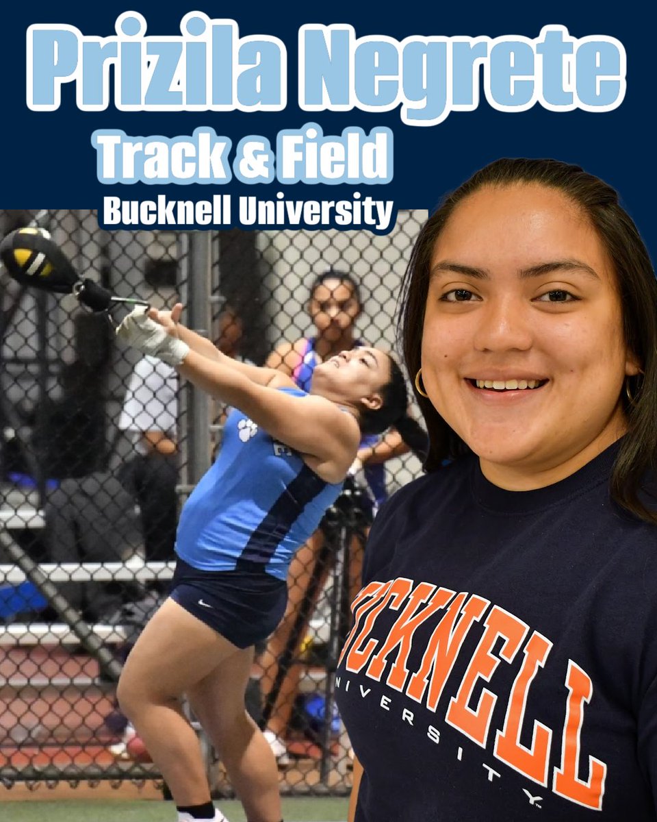 TUSAthletics's tweet photo. Congratulations to Prizila Negrete who will be a member of the Track &amp; Field team at @BucknellU @Bucknell_Bison!
#UrsulinePride #KoalasThrowers https://t.co/WDxII32DZR
