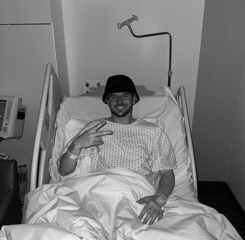 DevonSlst's tweet image. Post from mason’s instagram, keeping it positive tho🤕‼️