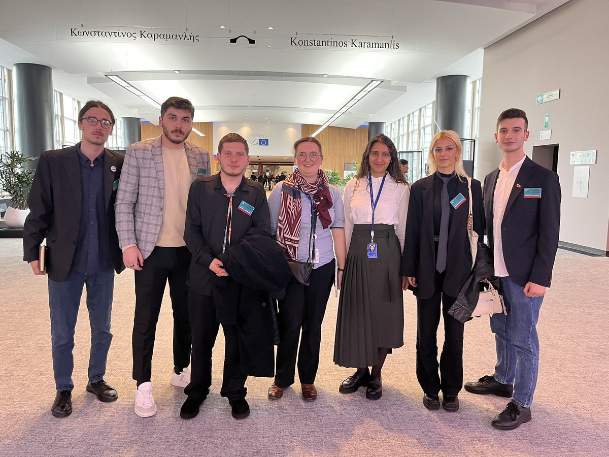 eurobrid_ge's tweet photo. We have finished the meetings in the European Union. Today we met MEPs @MarketkaG and @svenmikser , as well as the offices of MEPs @karmel80 and @MarinaKaljurand . https://t.co/Xf8lnYcv1R