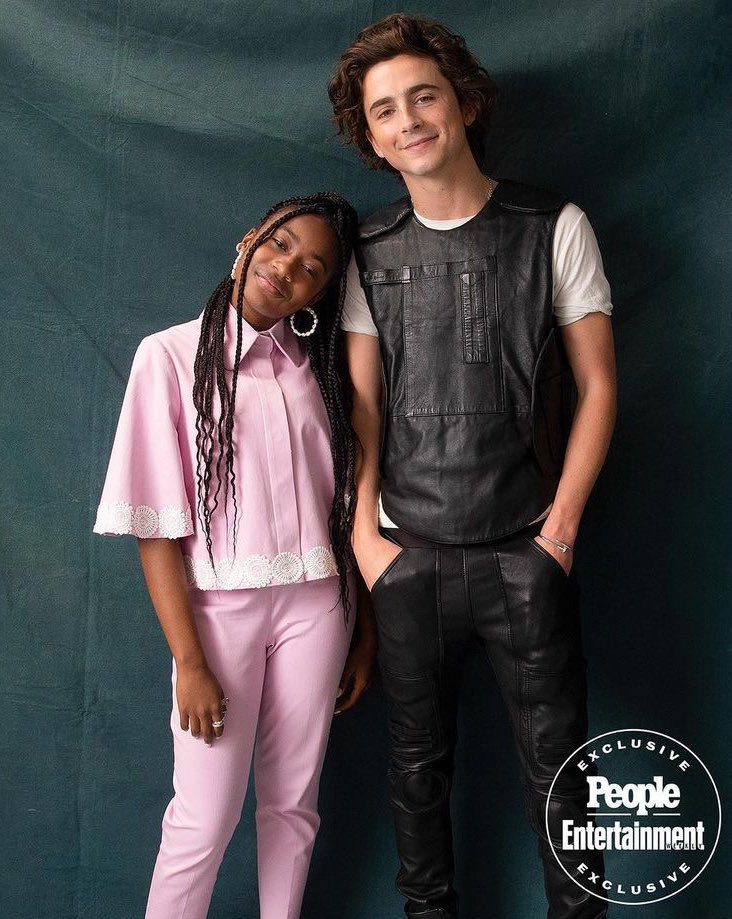Timothée Chalamet, Zendaya, Denis Villeneuve and Calah Lane photographed by Ben Trivett at #CinemaCon