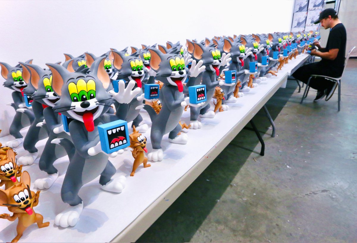 Working on some new vinyl figures that will be launching this Fall..   Flash back to the last drop..