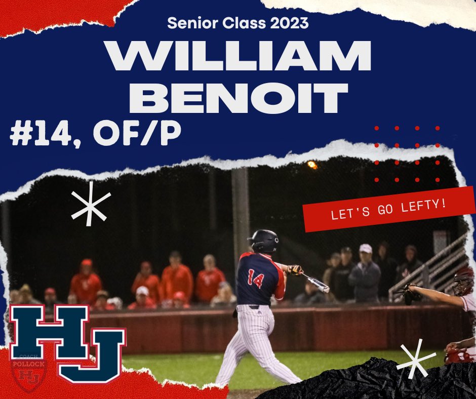 <a href="/HJHawksBaseball/">HJ Hawks Baseball</a> Senior <a href="/wbenoit_23/">William Benoit</a> Thank You