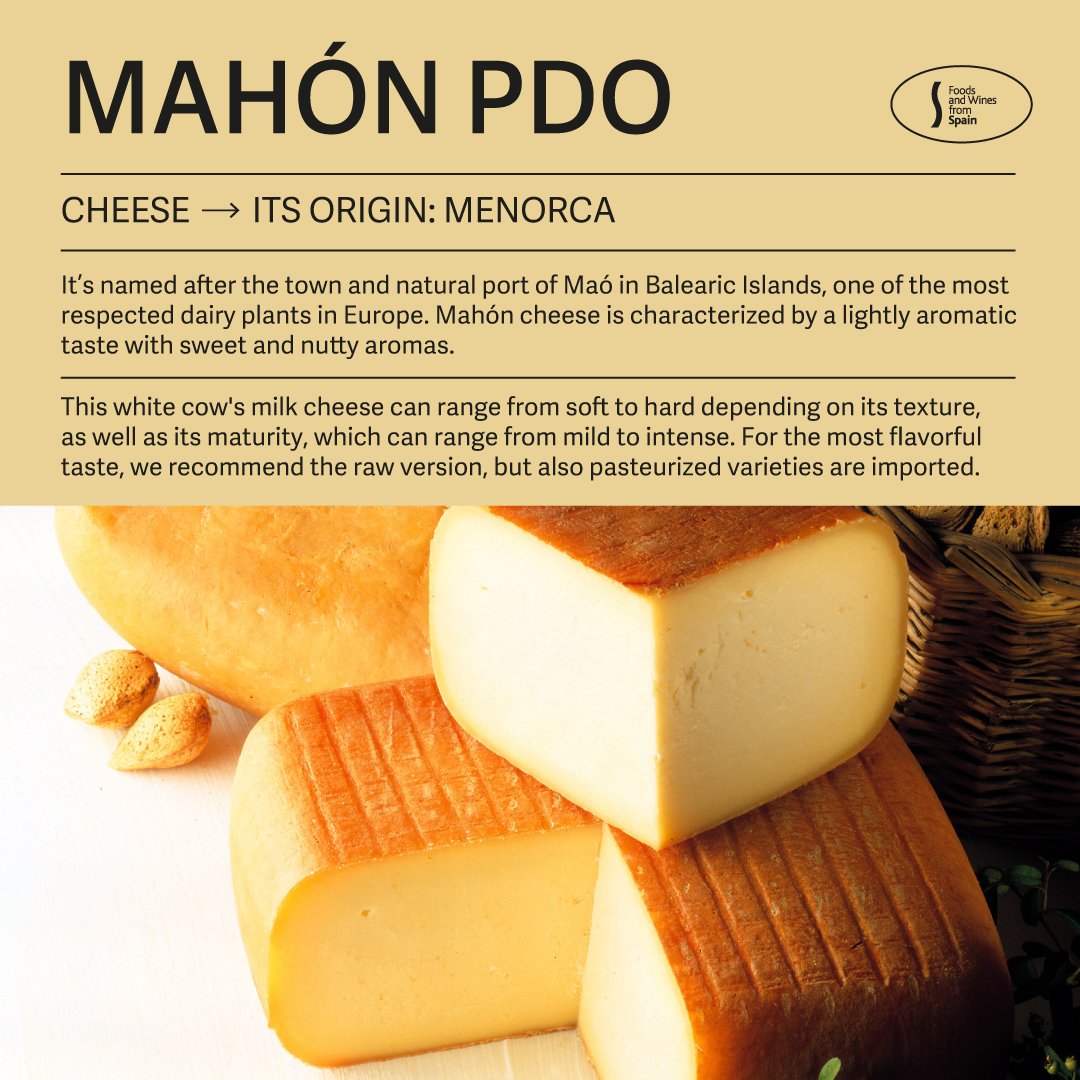 FoodWineSpain on Twitter "Although it's widely exported, Mahón cheese is not as know as other