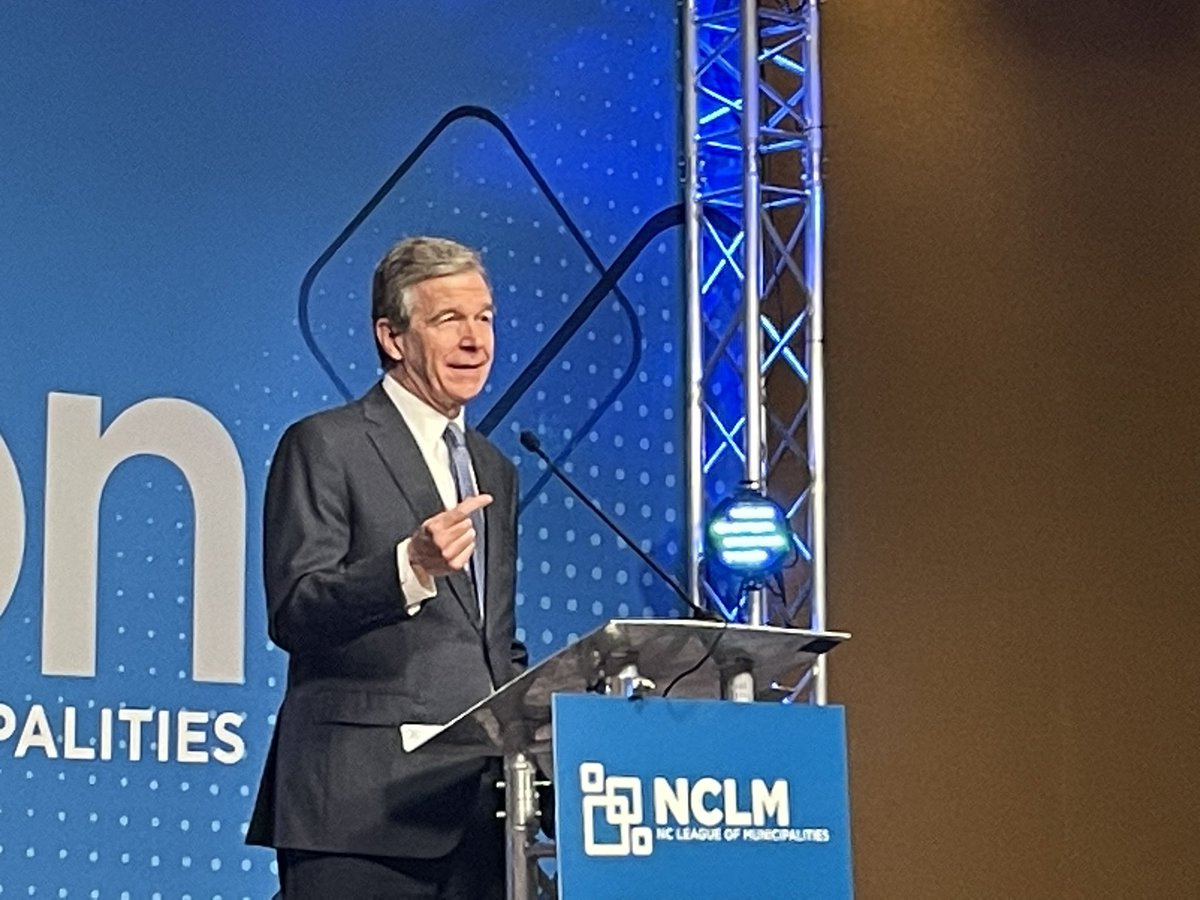MSVMayorTJ's tweet photo. A good paying job is the most important thing we can do to help our NC families - @NC_Governor Roy Cooper at @NCLeague CityVision in @ConcordNCgov . #WorkingAsOneAdvancingAll https://t.co/wB0nIzunep