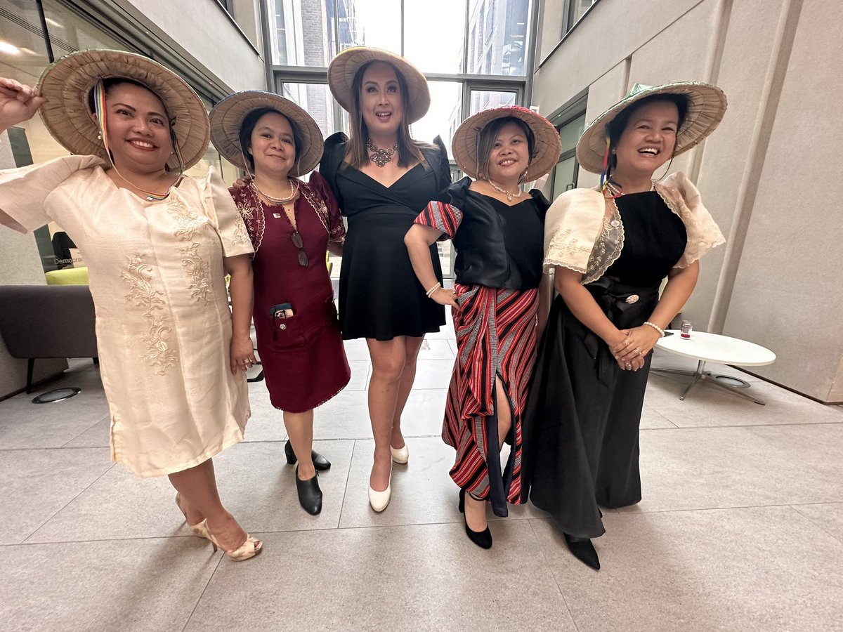 dence10's tweet photo. The ladies of @PNA_UKnurses @filipinonurseuk @FSNA_UK strutting their stuff wearing a mixture of traditional & modern Filipino costume @FNightingaleF Celeb w/ @tintindear13 @SocoMarcie @weezamae @AaronKyle1120 @CNS_IVnurse @CNOEngland @jen_cag @GemmaStacey10 @LucyBrownFNF https://t.co/N0CO20IOrN