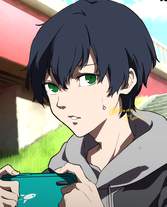 キタローに似てるかなと思ってP3見ながら書いたけど、カラーリング的にはP4にすればよかったなと今更。 