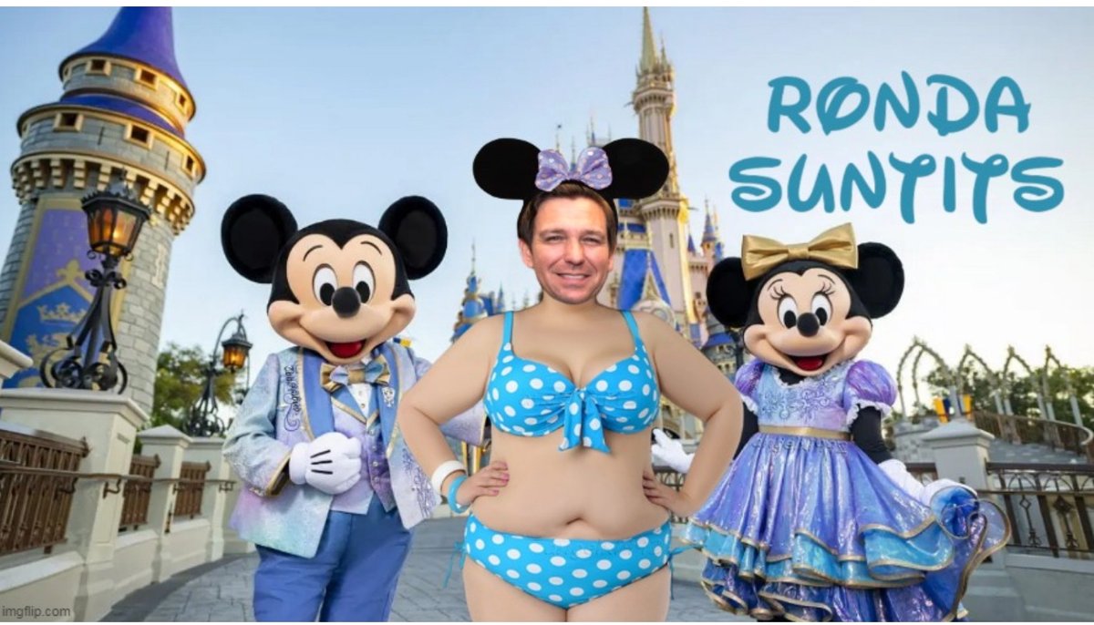 SueSrod8128's tweet photo. @itsJeffTiedrich 😂 #DeSantisIsAFascist #IStandWithDisney #TedCruzResign #Indict all seditiousnists sitting in Congress #GopCoupAttempt #GopCrimesAndLiesMatter https://t.co/U9UJdZrj1U
