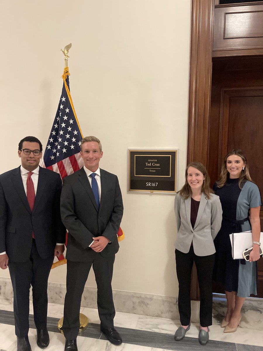 ⁦<a href="/aandroski/">Toni Androski</a>⁩ and I met with the office of ⁦<a href="/SenTedCruz/">Senator Ted Cruz</a>⁩ this morning to discuss ⁦<a href="/NSF/">U.S. National Science Foundation</a>⁩ funding for next fiscal year. Important that NSF receive $11.9B in FY24. ⁦<a href="/AIBSbiology/">American Institute of Biological Sciences</a>⁩ #AIBSCVD2023