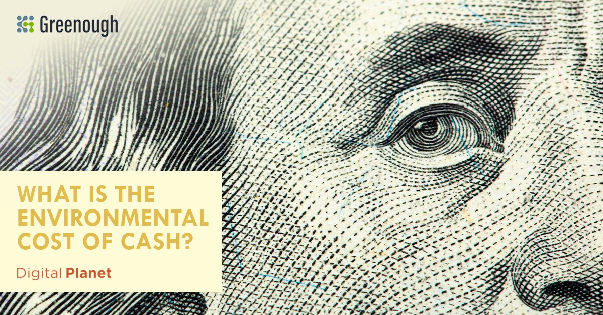 Greenough Communications (@greenoughcomms) on Twitter photo What is the #environmental cost of producing and using cash notes? How does this cost compare to that of crypto assets, like Bitcoin? This #earthmonth, check out this analysis from the <a href="/dgtl_planet/">Digital Planet</a> research initiative <a href="/FletcherSchool/">The Fletcher School</a>: hubs.li/Q01MRLZP0 What is the #environmental cost of producing and using cash notes? How does this cost compare to that of crypto assets, like Bitcoin? This #earthmonth, check out this analysis from the <a href="/dgtl_planet/">Digital Planet</a> research initiative <a href="/FletcherSchool/">The Fletcher School</a>: hubs.li/Q01MRLZP0