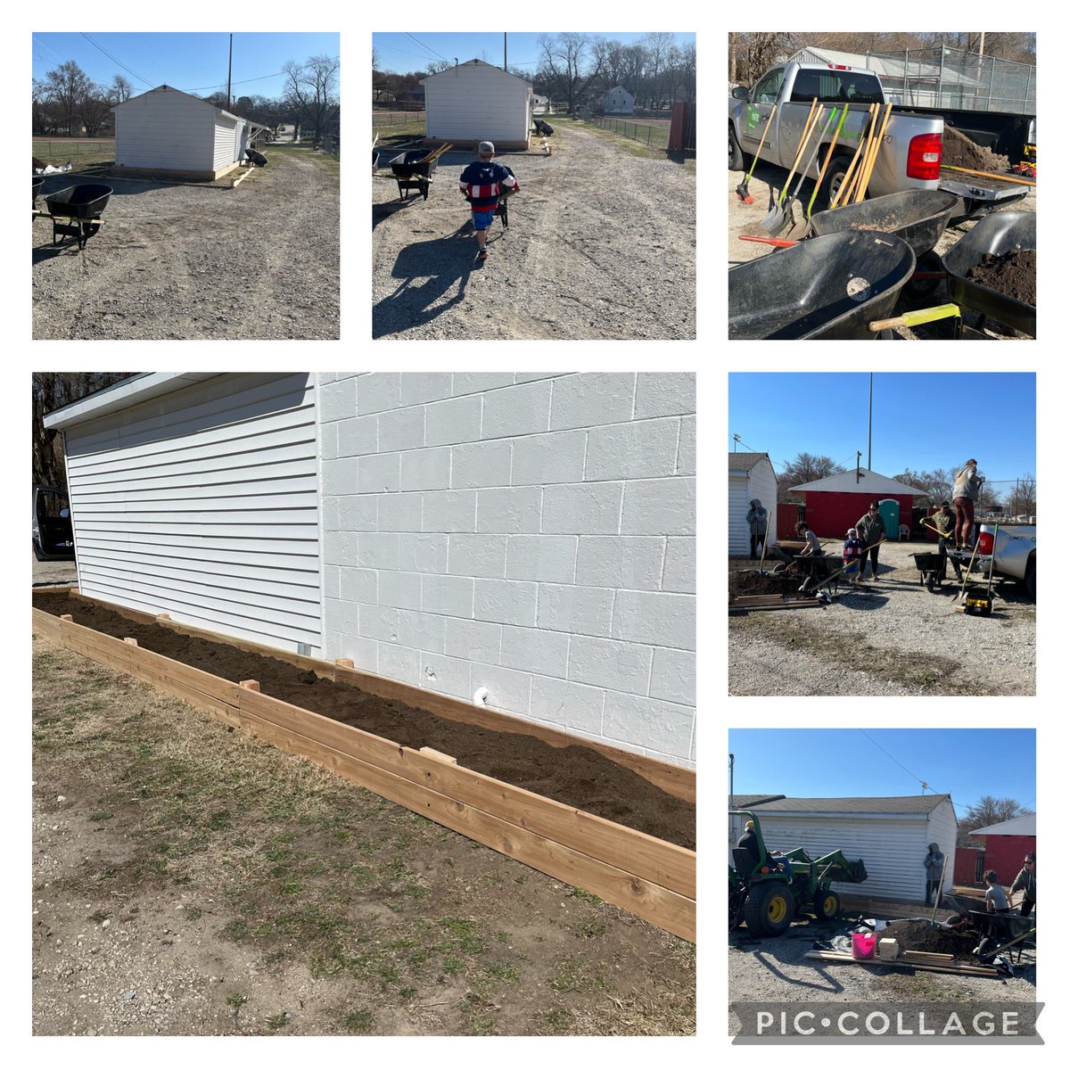 Thank you again to The Big Garden &amp; our AMAZING volunteers for helping install this wrap-around raised garden bed!

Excited to fill it with native plants this spring in partnership with The Big Garden &amp; Milkweed Matters 🌱 🐝  Stay tuned for a date for a FREE pollinator event!