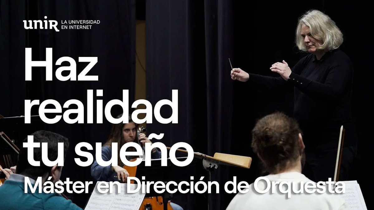 UNIRuniversidad's tweet photo. 🎼🧏♂️ ¿Siempre has querido liderar un #ProyectoMusical? ¡Haz realidad tu sueño con nuestro Máster en Dirección de Orquesta!
↪ "Tras esta titulación los alumnos logran poner en práctica el liderazgo, la musicalidad, la técnica, etc."
@OCFilarmonia ➕👇
https://t.co/NcKl2kbXZZ https://t.co/uUANqW0BNv