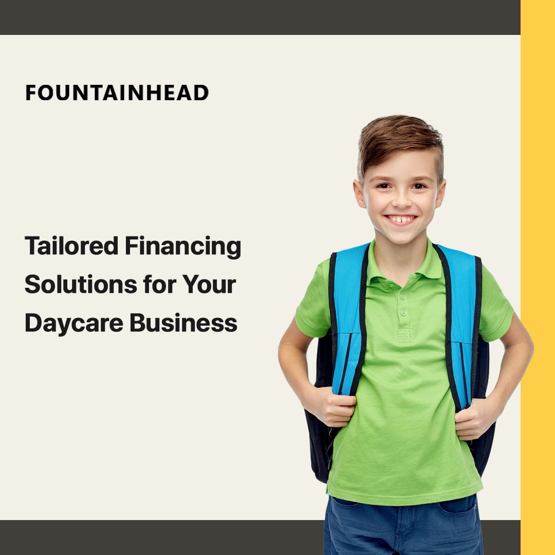 thechrishurn's tweet photo. Get the funding you need for your daycare business with Fountainhead. We provide tailored solutions so you can focus on providing quality care to children. 

Learn more: https://t.co/6A8bMOmSOg 

#daycare #childcare #businessloans https://t.co/xWE8towVZW