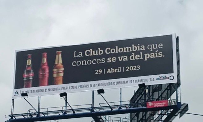 pjfernandeza's tweet photo. Todo pasa por una razón. @Club_Colombia  @BAVARIA_OFICIAL https://t.co/p6qzl2rQwG