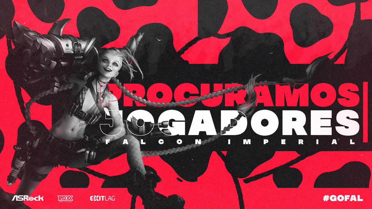 - Rota: MID , ADC e SUP
- ELO MÍNIMO: Mestre+ (ou ter sido Mestre na Última Temporada de 2022);  
- Equipe: M/GM  
- Horário/dias de treino: De Seg, Terç, Quart e Quin. Começando às 19hrs / 20hrs; (Podendo mudar) 
- Interessados ou indicações, entrar em contato na DM.