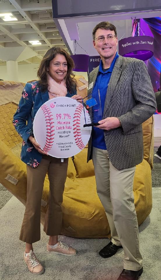 Miercom's tweet photo. @RSAConference 2023 Congratulations!!! @CheckPointSW achieving @Miercom #CertifiedSecure for the #Quantum Cyber Security Platform! #RSAC2023 https://t.co/tMafRqRL9Q