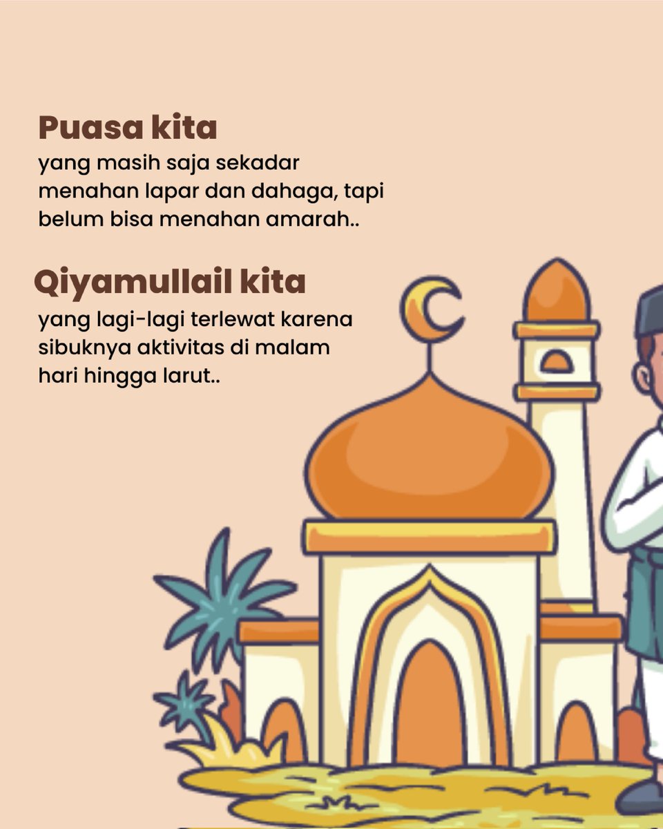 ldksyahid's tweet photo. 🌙 RAMADAN USAI MENGHAMPIRI 🌙
Ramadann...
Kenapa kamu sebentar sekali?
Ramadan...
Aku rindu kamu...
Ramadan...
Mohon jumpa lagi denganku yaa...
Ramadan...
Kutitip rinduku pada Allah
#Lebaran2023
#IdulFitri1444H
#LDKSyahid
#PijarAskara
#FSLDKBanten
#UINJakarta https://t.co/BdwhhRFU9E