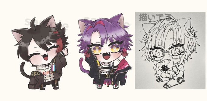 アクスタ進捗にゃんちゃんです 