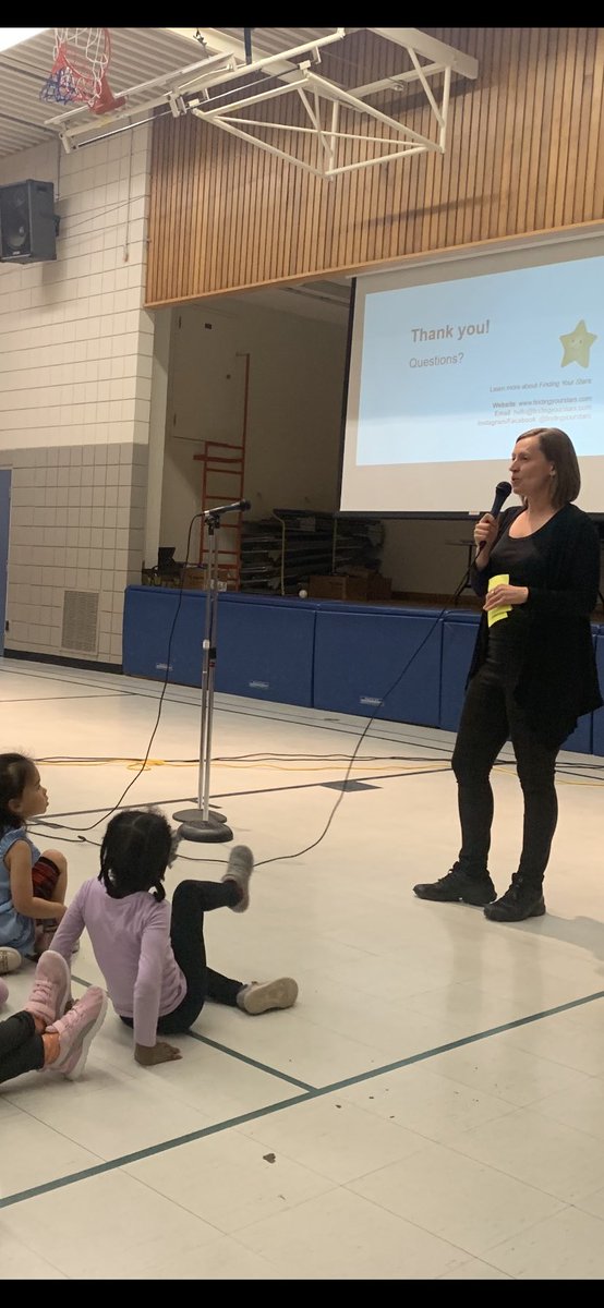 So grateful to welcome author Carolyn Morris to talk with all Dolphins about her book “Finding your Stars”. Students engaged in a great discussion about identifying areas of strengths and talents as well as fears and struggles! #MentalHealthMatters
