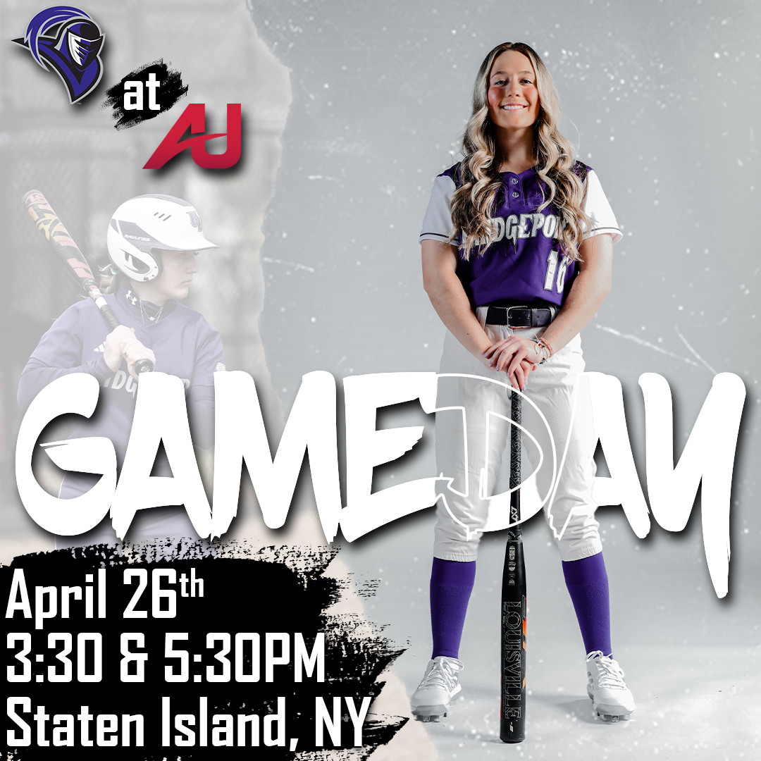 UBPurpleKnights's tweet photo. ⚔️💜GAMEDAY📣

@ub_softball travels to Staten Island to face off with Alliance Univ. in the final doubleheader of the regular season!

🗓 Wednesday, Apr. 26th
⏰️ 3:30 &amp; 5:30PM
📍 CSI Softball Complex

📽️⤵️
https://t.co/M8qJc3200p
📊⤵️
https://t.co/mP5Qtwaa9U

🟣⚫️⚪️

#gameday https://t.co/KYWr58e4Yc