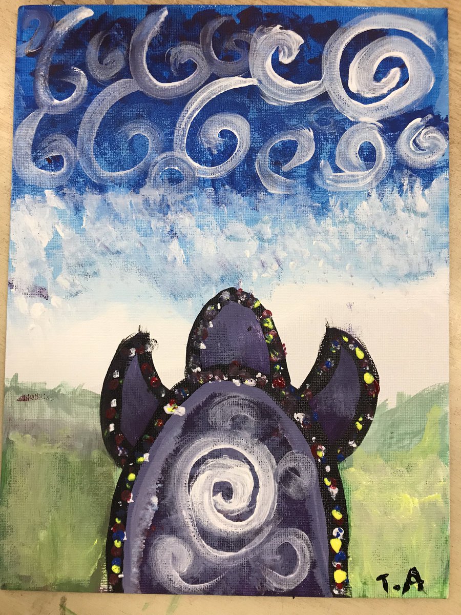 Students painting with <a href="/MLunham/">Moses Lunham</a> <a href="/TVDSB/">Thames Valley DSB</a>