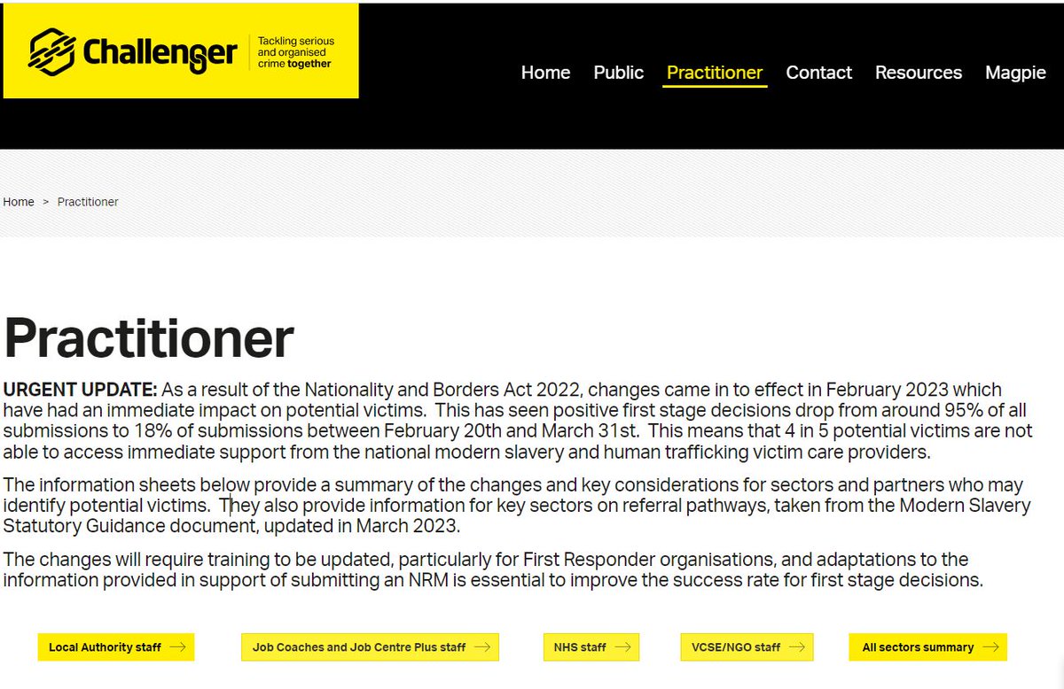 Hope for Justice UK (@hfj_uk) on Twitter photo Recent law changes "had an immediate impact on potential victims" - positive 1st-stage decisions on if they should get support dropped from 95% to 18% as the Nationalities & Borders Act came in, says <a href="/GM_Challenger/">Programme Challenger</a>, Greater Manchesterās partnership response to organised crime Recent law changes "had an immediate impact on potential victims" - positive 1st-stage decisions on if they should get support dropped from 95% to 18% as the Nationalities & Borders Act came in, says <a href="/GM_Challenger/">Programme Challenger</a>, Greater Manchesterās partnership response to organised crime