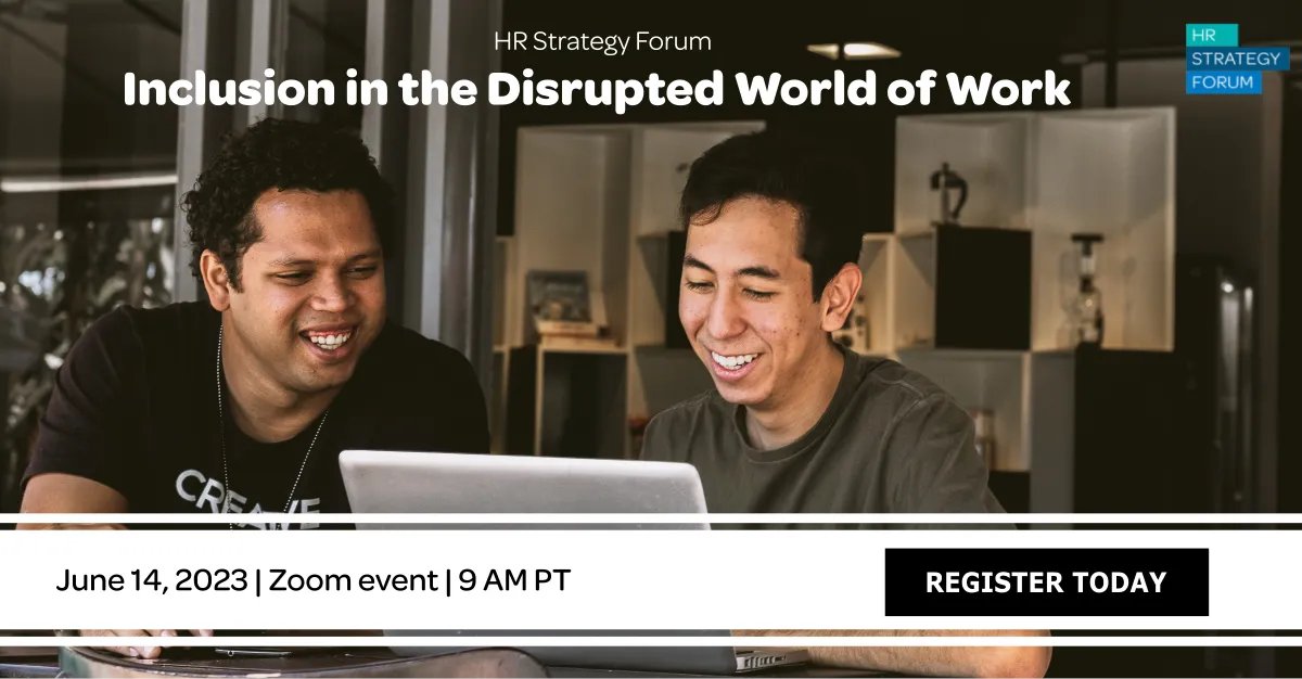 Join us for a thought-provoking session on DE&amp;I in the post-pandemic world of work. Explore trends, best practices &amp; success factors for a more inclusive workplace. Don't miss this opportunity to learn from experts &amp; shape the future of work. 
buff.ly/3MY7ylT