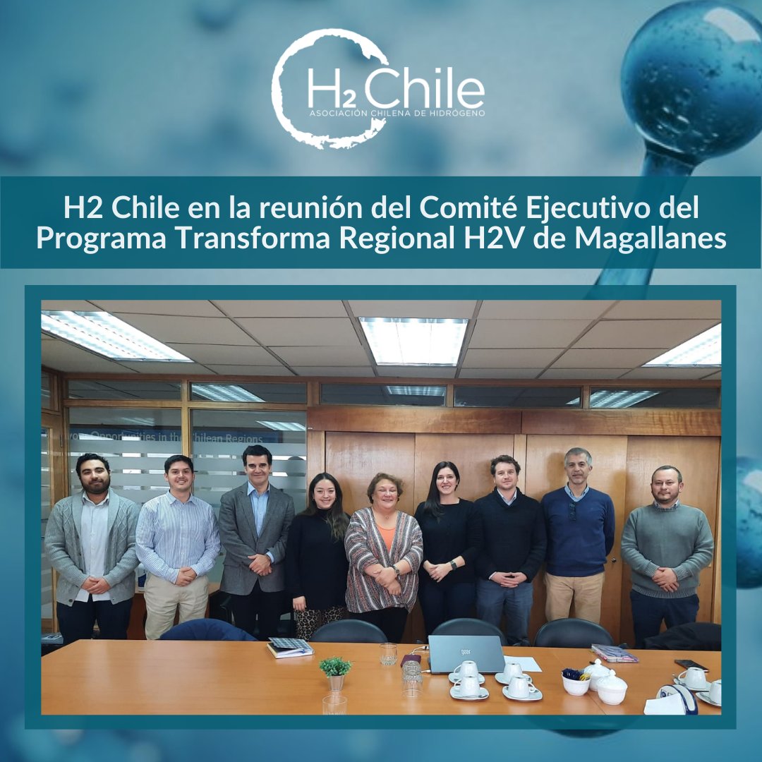 h2_chile's tweet photo. #H2Chile estuvo presente en una nueva reunión del Comité Ejecutivo del Programa Transforma Regional H2V de la Región de Magallanes, en la ciudad de Punta Arenas. La instancia está integrada por @Corfo, @oficialgore, SEREMI de Energía, Economía, Medio Ambiente y ENAP. https://t.co/FYEURM5n6d