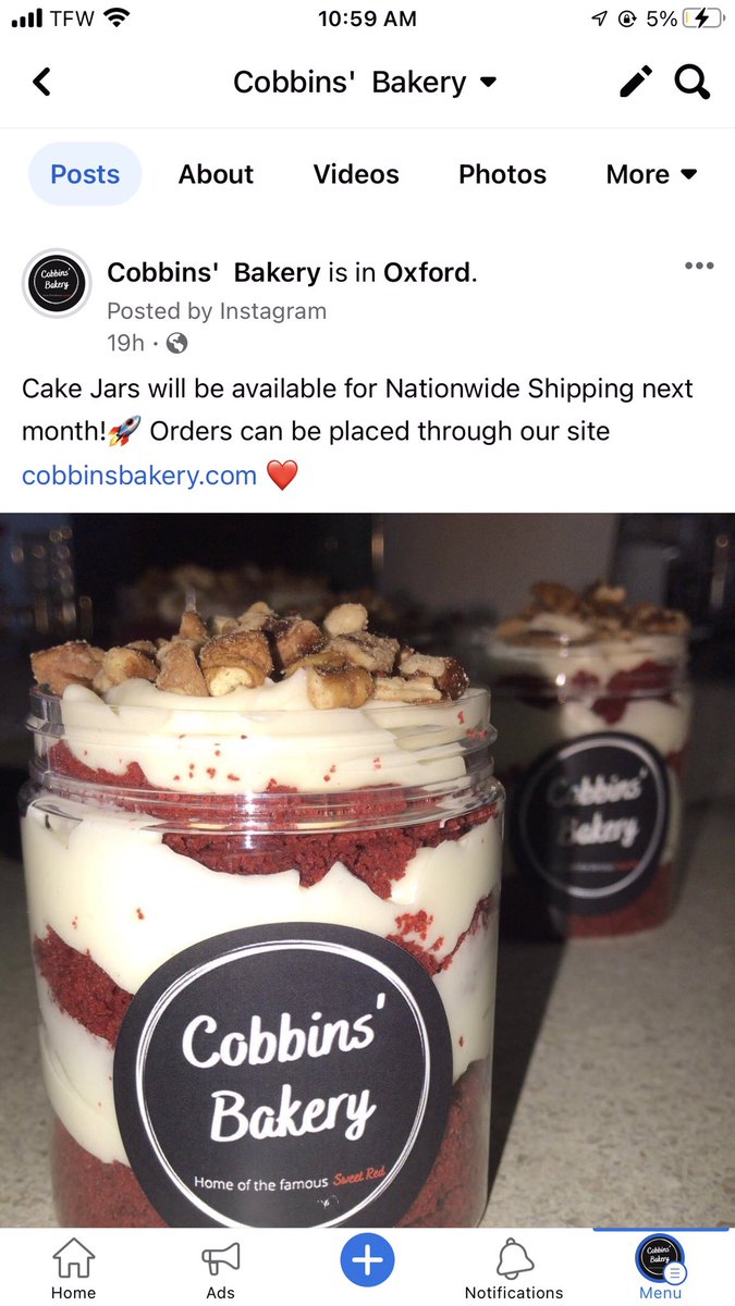 Wealth Squad Matthew (@bakerycobbins) on Twitter photo cobbinsbakery.com Cake Jar Shipping coming soon! cobbinsbakery.com Cake Jar Shipping coming soon!