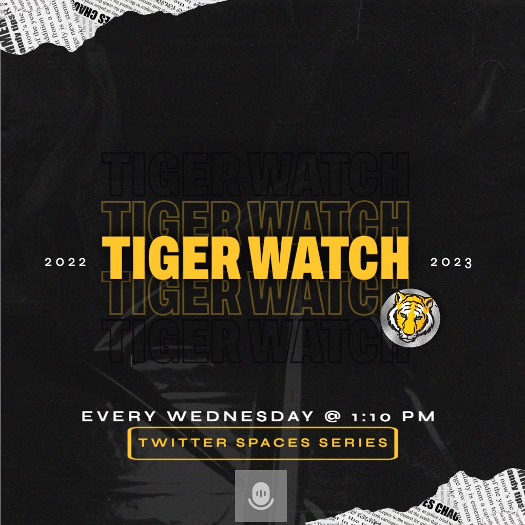 Be sure to tune in for todays episode of Tiger Watch with special alumni guest!

x.com/i/spaces/1MYGN…