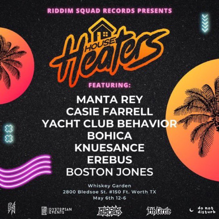 WE’RE 10 DAYS OUT 🕺🏽☀️ 

grab your tickets now! 
eventbrite.com/e/house-heater…