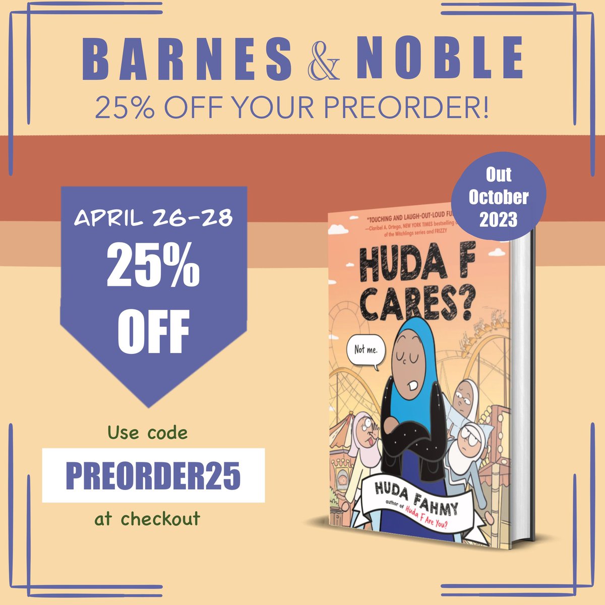 🚨Preorders are 25% off at Barnes & Noble!! April 26 to April 28! 🥳