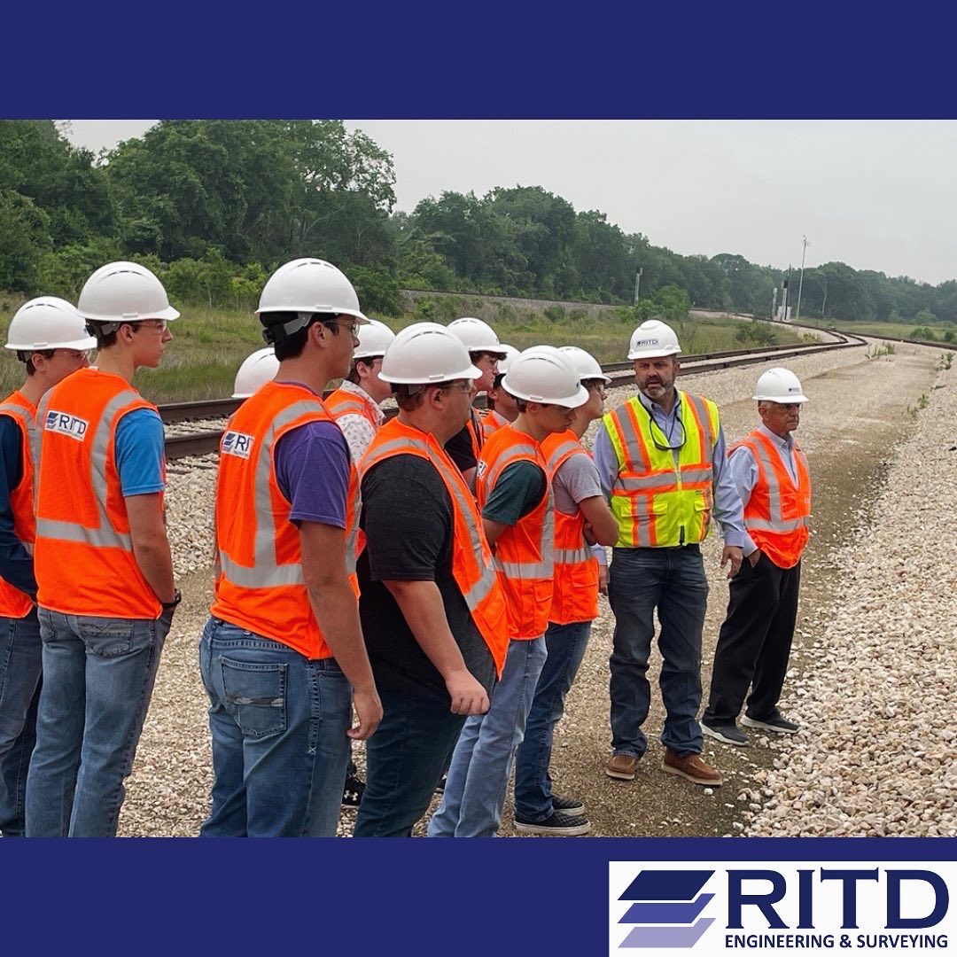 RITDLLC's tweet photo. Faith Academy of Bellville Junior and Senior AutoCAD students were the guests of RCR Rail Co and RITD today to learn more about how the railroad industry plays a role in our global supply chain. https://t.co/seiGkxmZK7