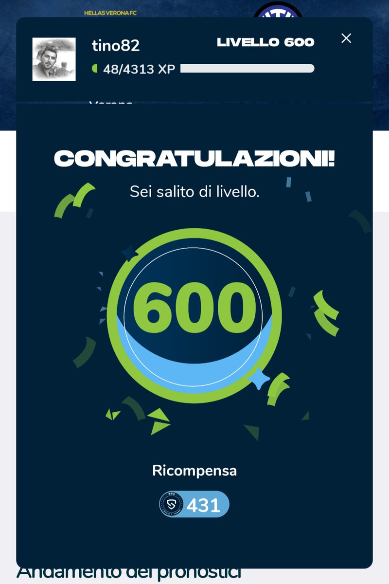 Al_Meco_'s tweet photo. I am happy π to announce that I have reached a new πmilestone πin my @socios app!!! #LEVEL600 @SociosItalia @SociosUSA @SociosBrasil #BeMoreThanAFan https://t.co/sTqzEVcahz