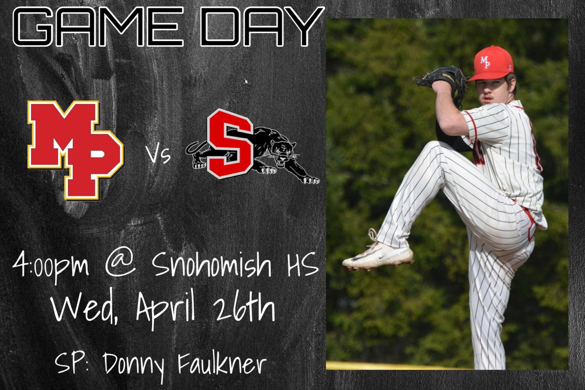 ⏱4:00pm vs Snohomish 
📍SHS
SP: Donny Faulkner