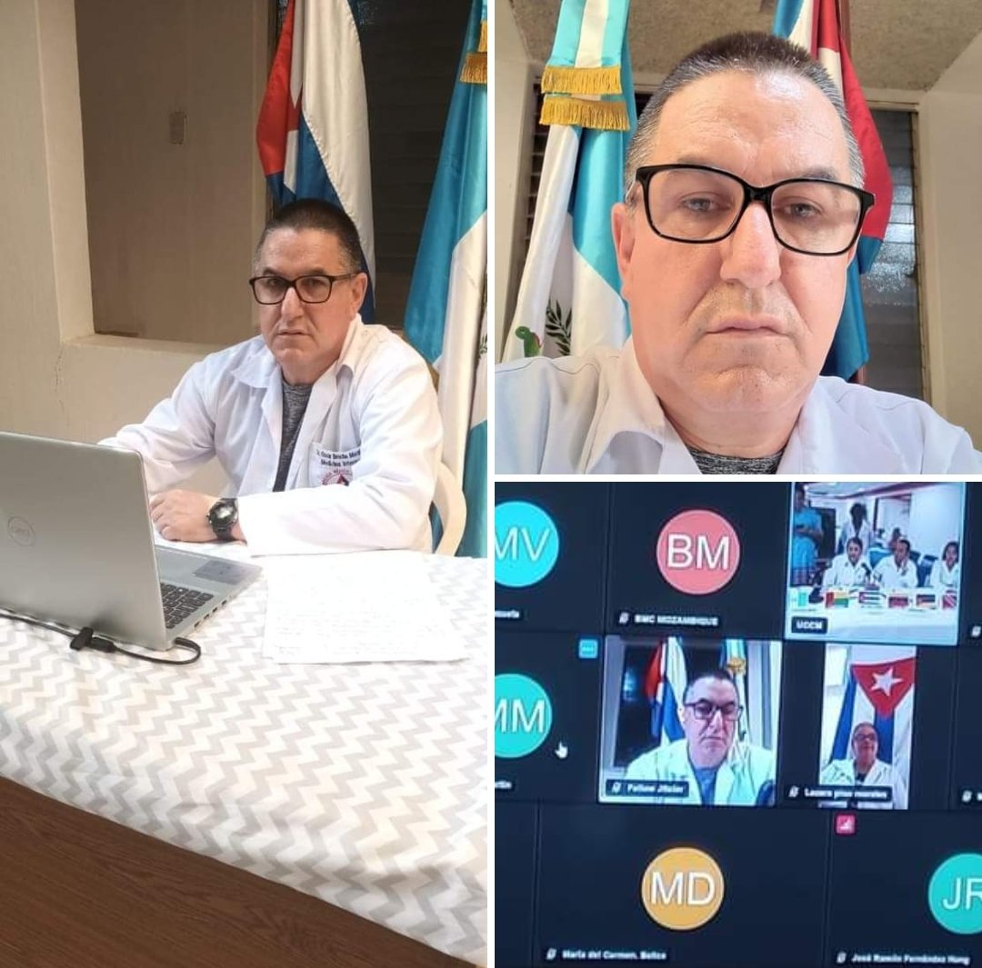 Próximos a conmemorarse el 60 Aniversario de la Colaboración  Médica se desarrolló de forma virtual JORNADA CIENTÍFICA INTERNACIONAL.
Dr Óscar Broche Morales compartió su experiencia solidaria como parte del desarrollo de tan importante evento.
#CubaCoopera 
#60AñosSalvandoVidas