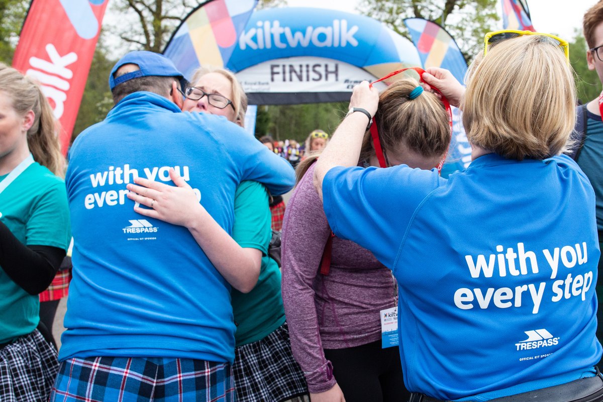 thekiltwalk's tweet photo. Good Luck Glasgow Kiltwalkers!  Tomorrow is going to be a very special day... our biggest EVER Kiltwalk! 

So remember, if the going gets tough out there, take a deep breath, dig deep &amp; remind yourself of why and who you are walking for.  

You can do it!  

#KiltwalkGlasgow https://t.co/dP0fduUHfB