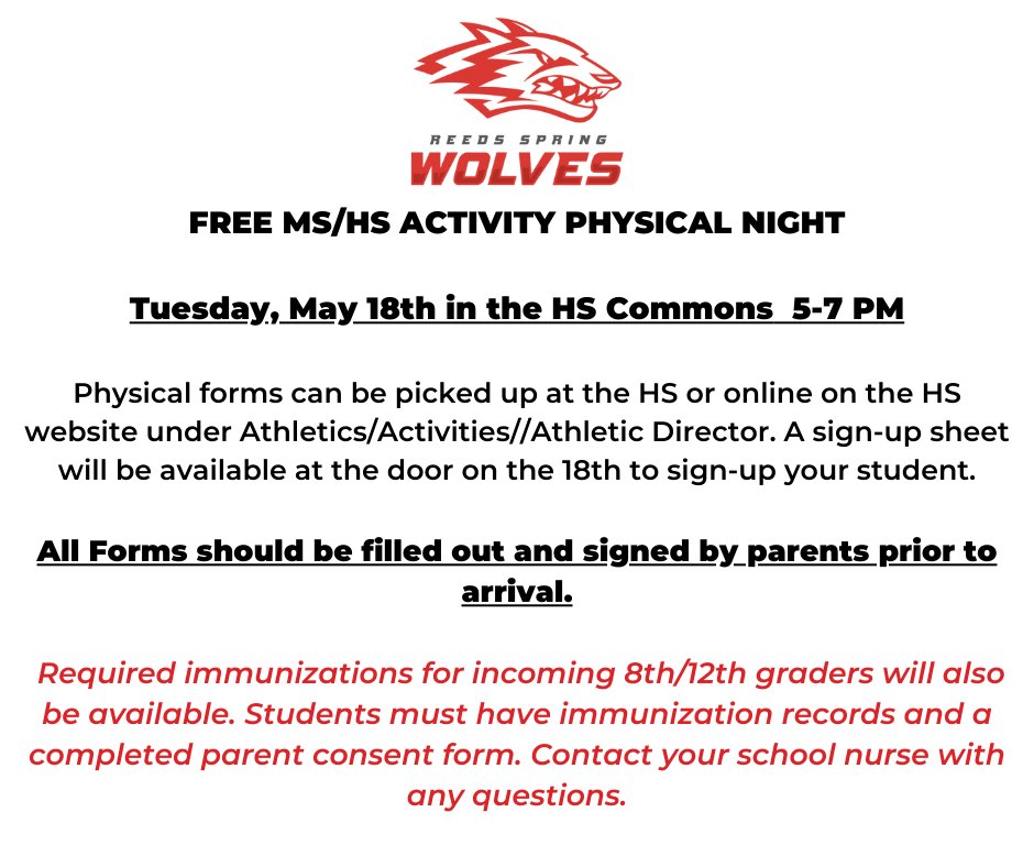 Reeds Spring Activities tweet media