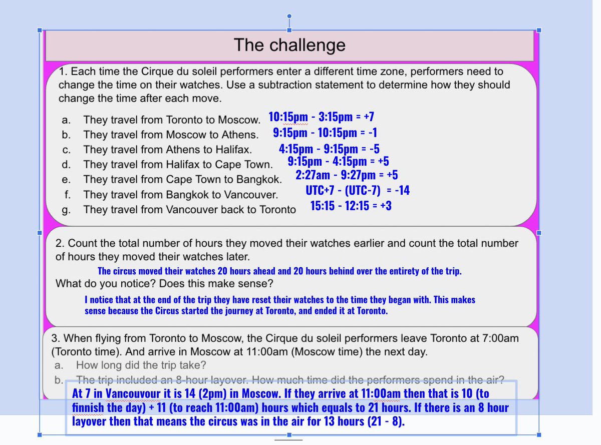 TammyNeid's tweet photo. G8 Integers Time Zone Challenge @RVSDiscoveryTr #onlinelearning #distancelearning @rvsed #richtasks #makinglearningvisible #iteachmath https://t.co/iuPKulgorg