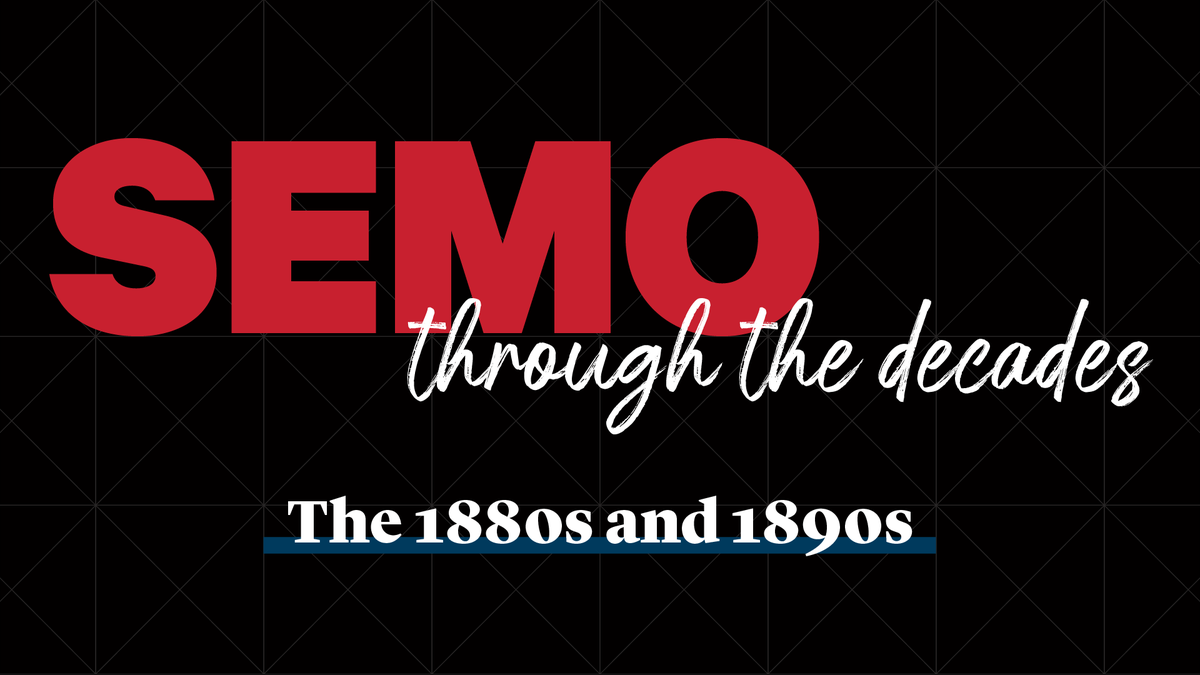 SEMissouriState's tweet photo. What was happening on campus or in the world in the 1880s and 1890s? A student schedule in the 1800s at the Normal School was nothing like what SEMO students know today.

Please visit SEMO Through The Decades 1880 and 1890 | SEMO https://t.co/Q5de1O2vZ1 to learn more. #SEMO150 https://t.co/3MktjJX7MA