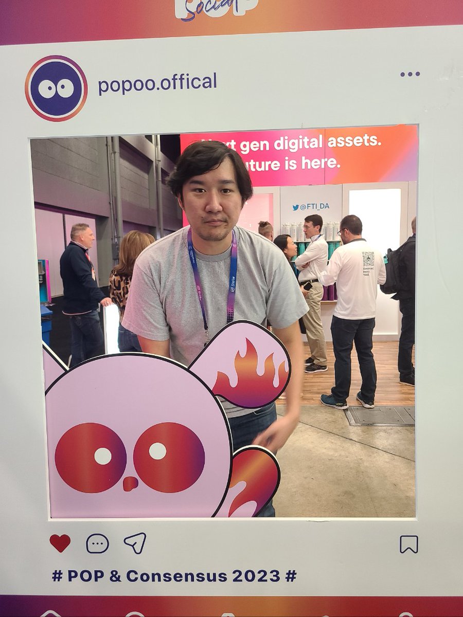 _CryptoSun's tweet photo. Let's gooo! #consensus2023 #pop @popapp_official https://t.co/QIv96HCXZk