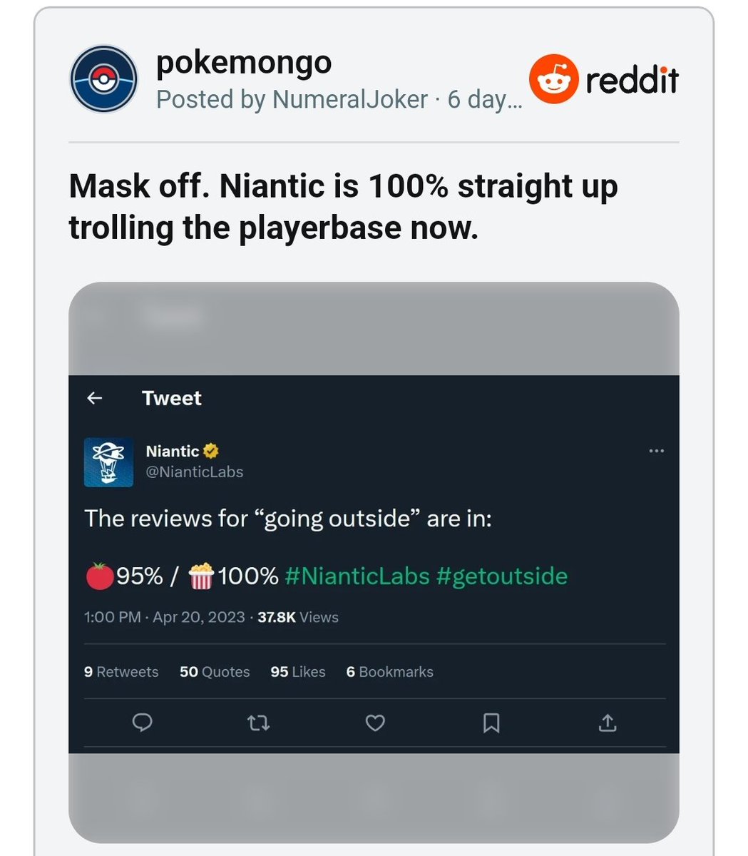 Codeflex2's tweet image. Fuck you @NianticLabs 
Fuck you @PokemonGoApp 
No point in any deep analysis or appealing. This company is a complete asshole now. #eatshitniantic