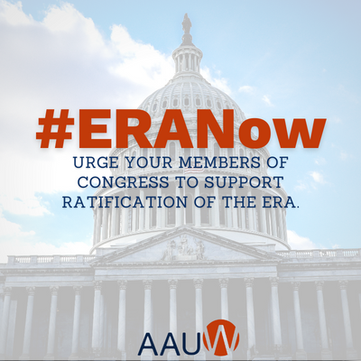 The U.S. Senate has committed to voting on the #EqualRightsAmendment this week! The vote would remove an arbitrary ratification deadline and recognize the #ERA as part of the Constitution. 

TAKE ACTION to urge Congress to ratify the #ERANow. --> bit.ly/424xDUZ