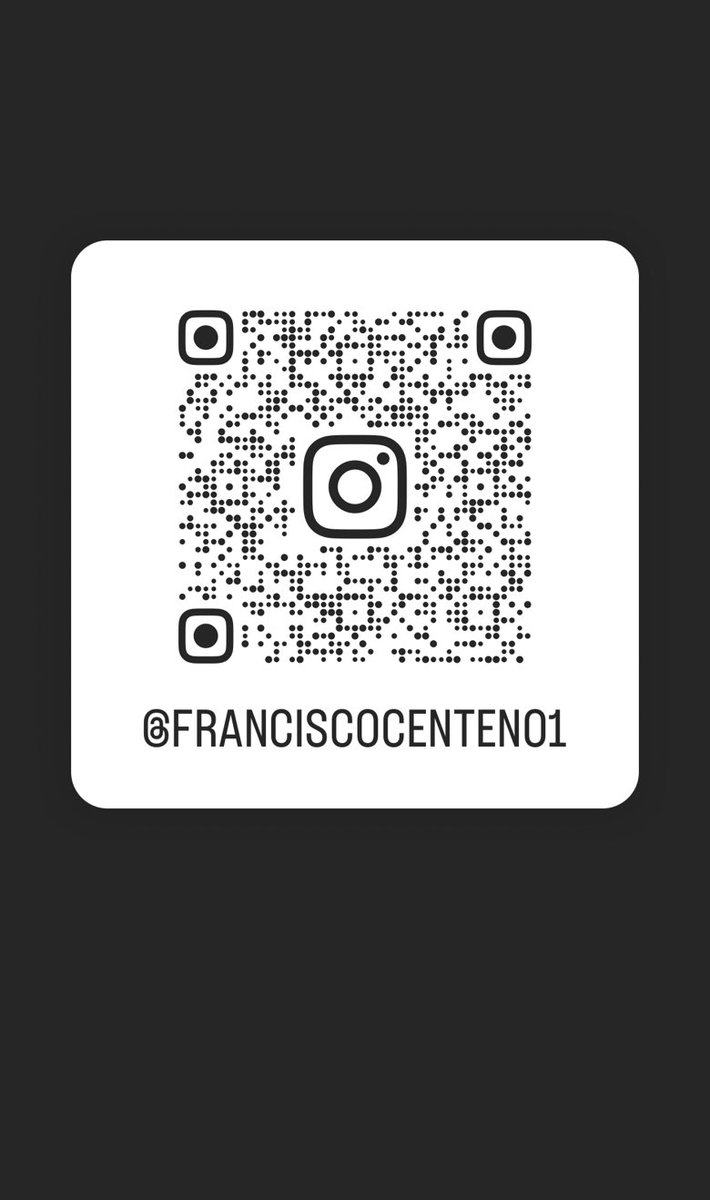 Te comparto mi perfil de Instagram 
👇 instagram.com/franciscocente…