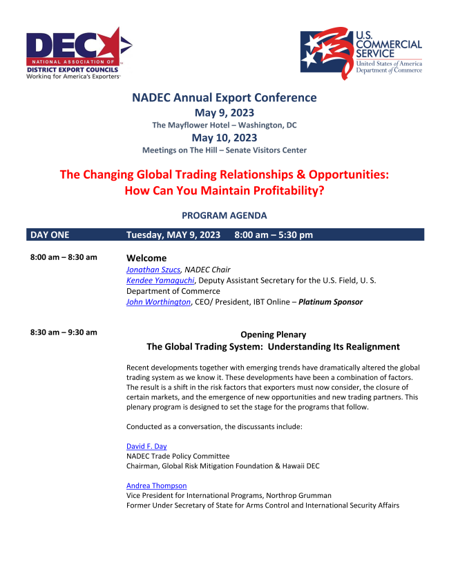 National_DEC's tweet photo. Have you seen the latest NADEC Annual Conference agenda? Check out all the speakers and sign up today, before registration closes on May 1. https://t.co/dtSNtNt0qN https://t.co/wuqtjJztnj