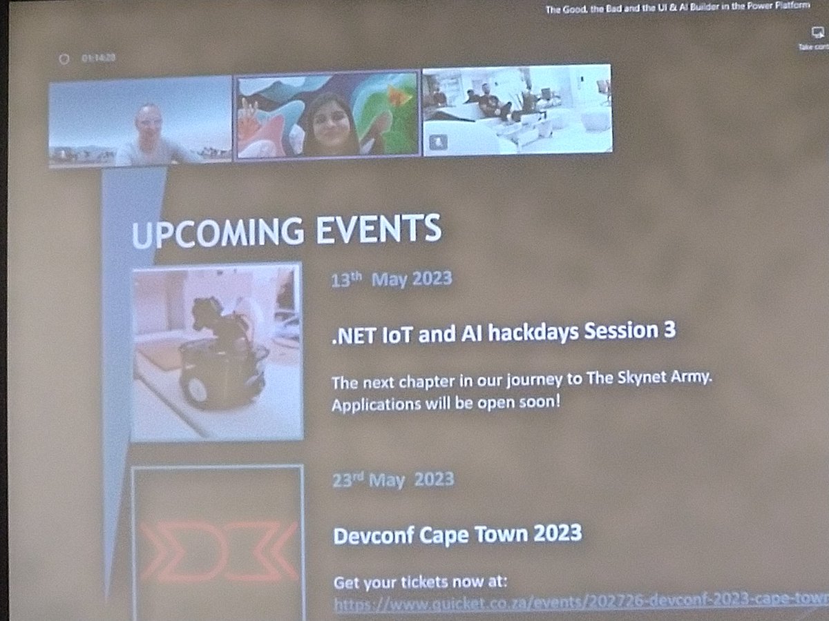 adpead's tweet photo. And we are off. Super cool community intro with @ThatTechieGirl 😍 @cptmsdug https://t.co/SBcYSuWmLk